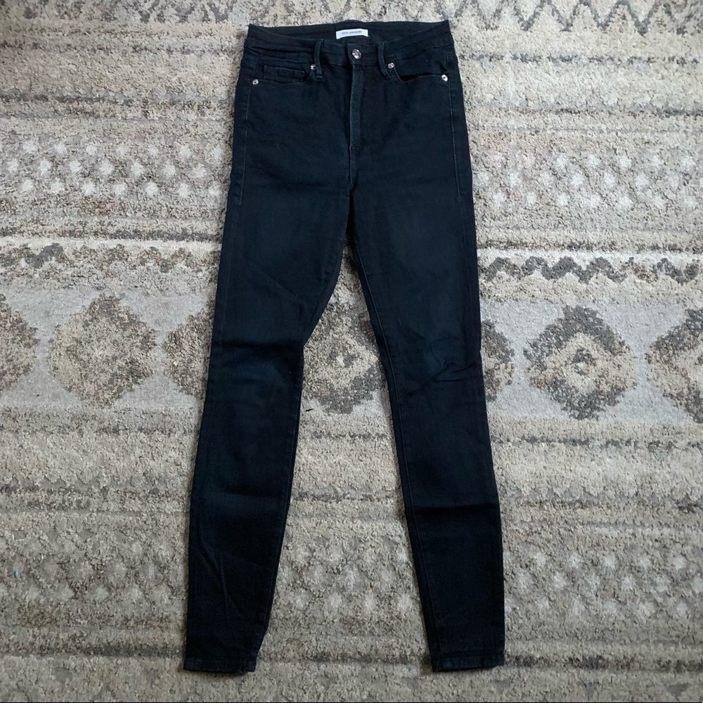 Good American Good Waist Dark Navy Jeans 27x28